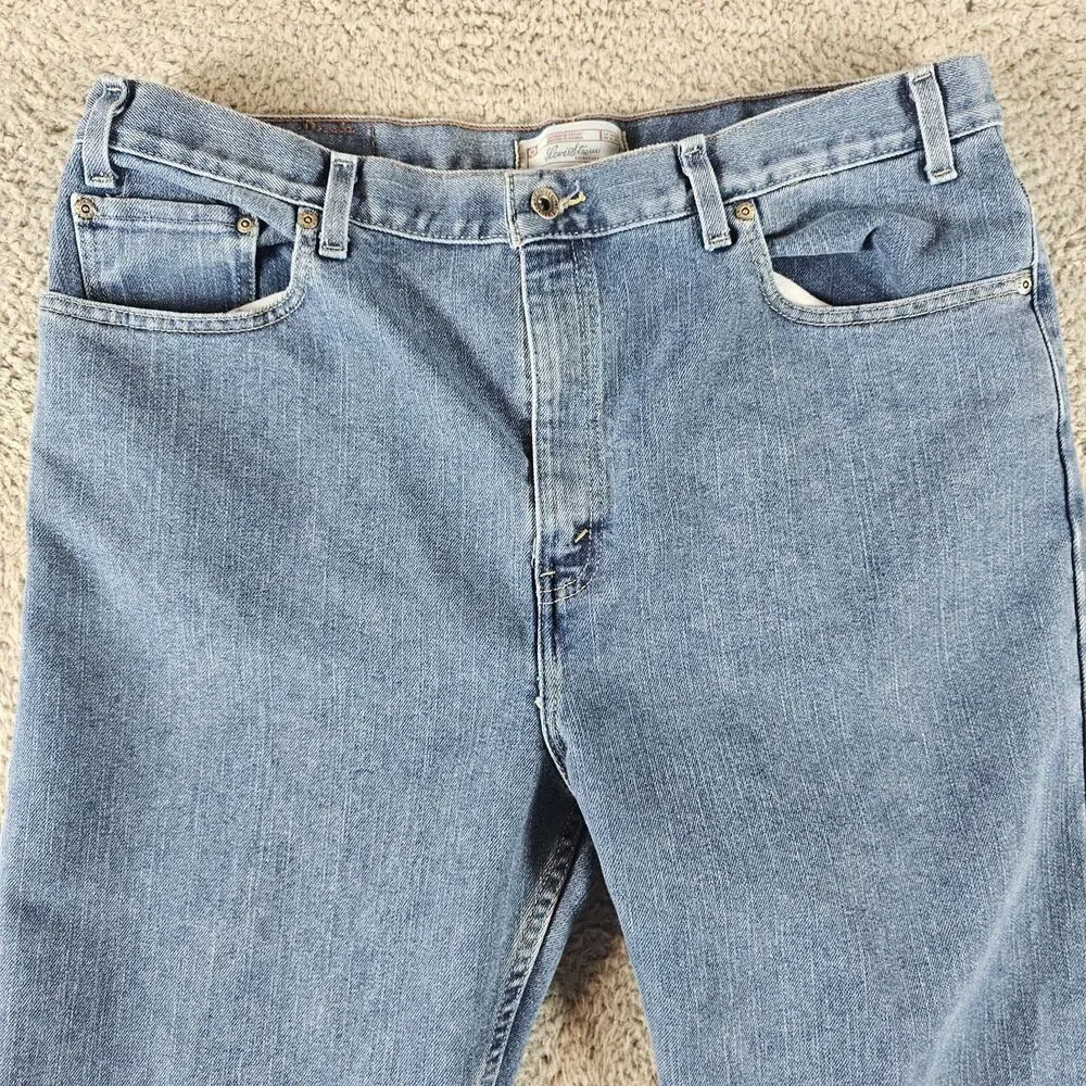 Levis Signature Jeans Mens 38x30* Denim Light Wash Classic Straight Vintage Y2K